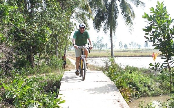 cycling, vietnam, mekong delta, holiday