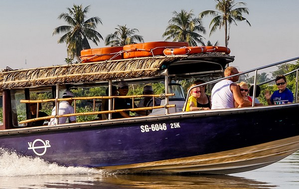 mekong delta river trip by speed boat from ho chi minh city